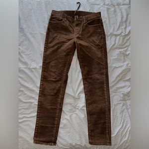 Uniqlo Brown cudoroy pants